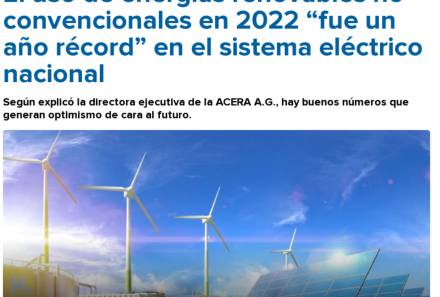 Ana Lía Rojas en Radio ADN: El uso de energías renovables no convencionales en 2022 “fue un año récord” en el sistema eléctrico nacional￼
